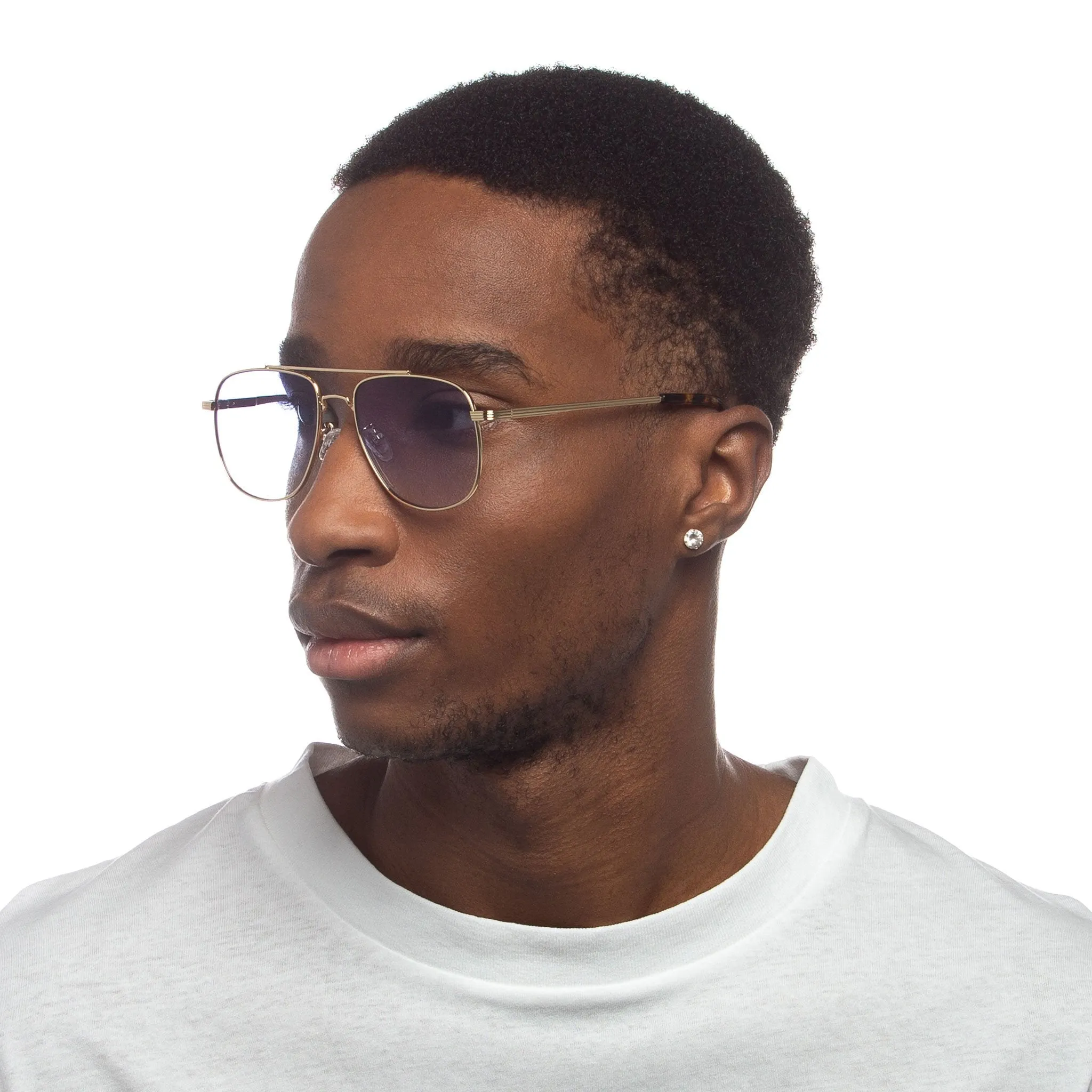 THE CHARMER | BRIGHT GOLD BLUE GRAD sold by Le Specs product image thumbnail 5