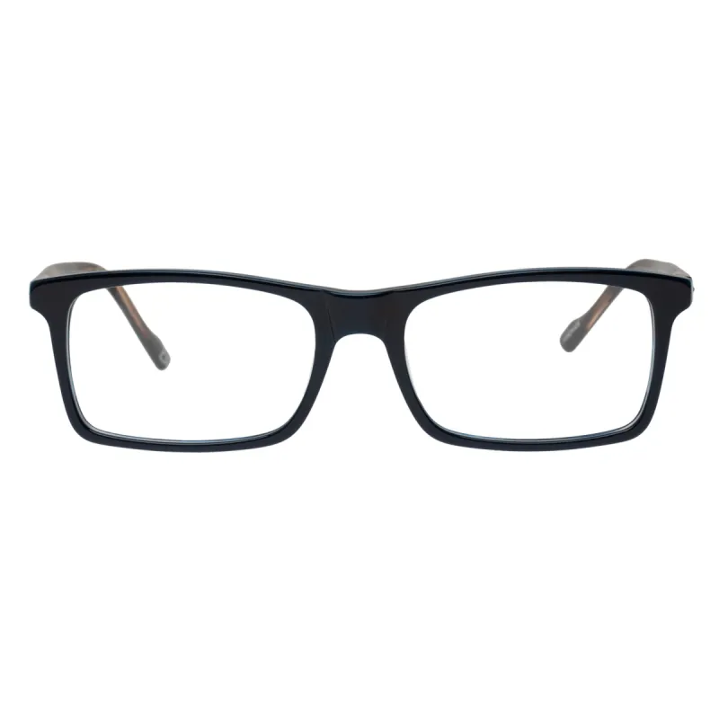 BIO-GRAPHY | NAVY BROWN HORN OPTICAL sold by Le Specs