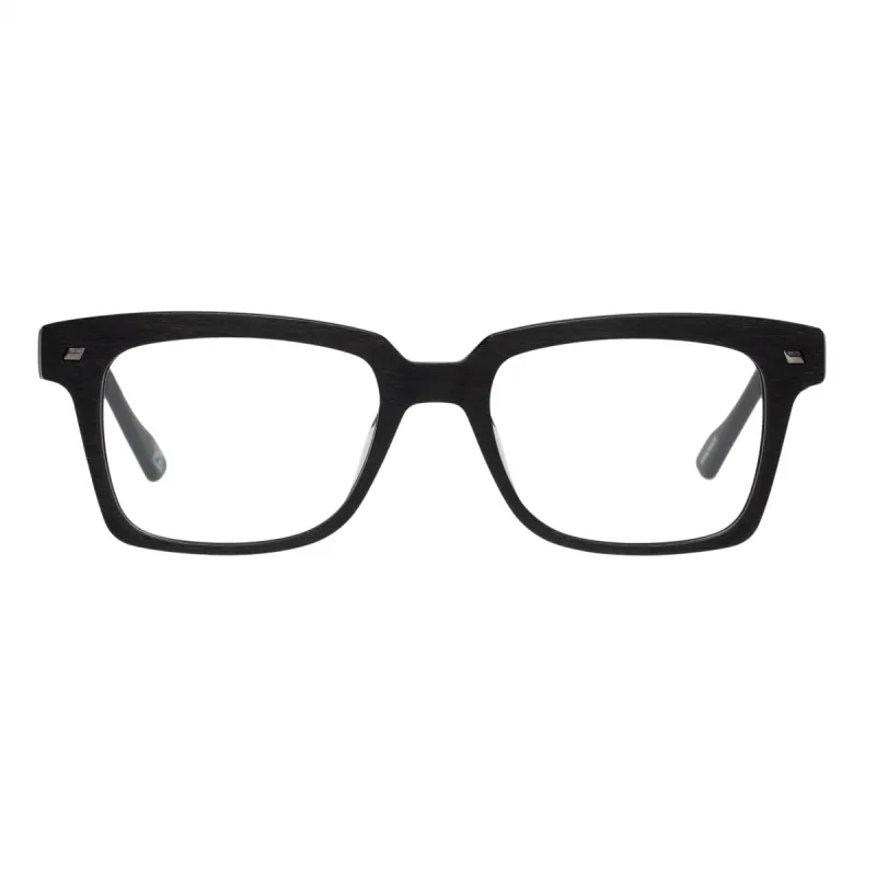 CARMANSION | SCRATCHED BLACK OPTICAL sold by Le Specs