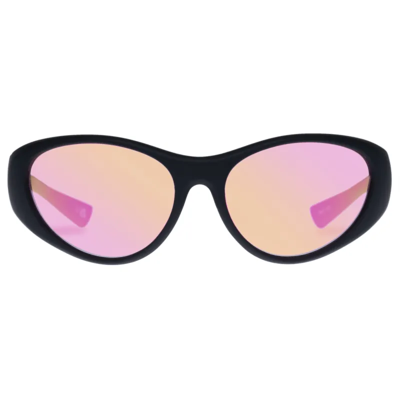 DOTCOM | MATTE BLACK PINK MIRROR sold by Le Specs