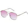 THE CHARMER | BRIGHT GOLD PINK GRAD BLUE FLASH MIRROR sold by Le Specs
