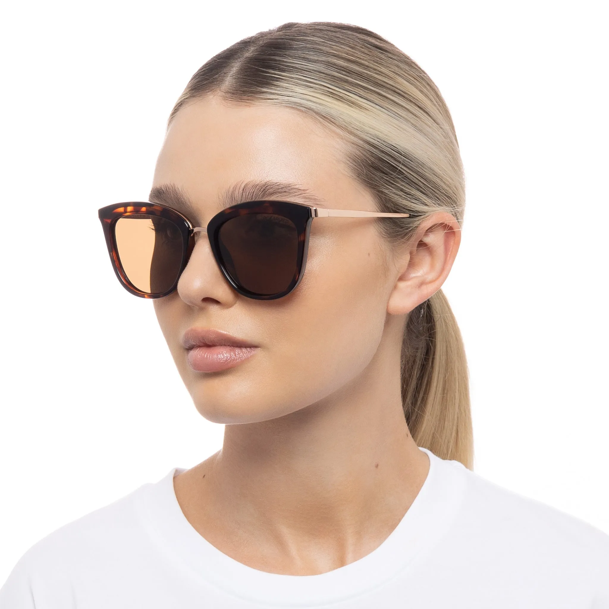 CALIENTE | TORT ROSE GOLD POLARIZED sold by Le Specs product image thumbnail 4