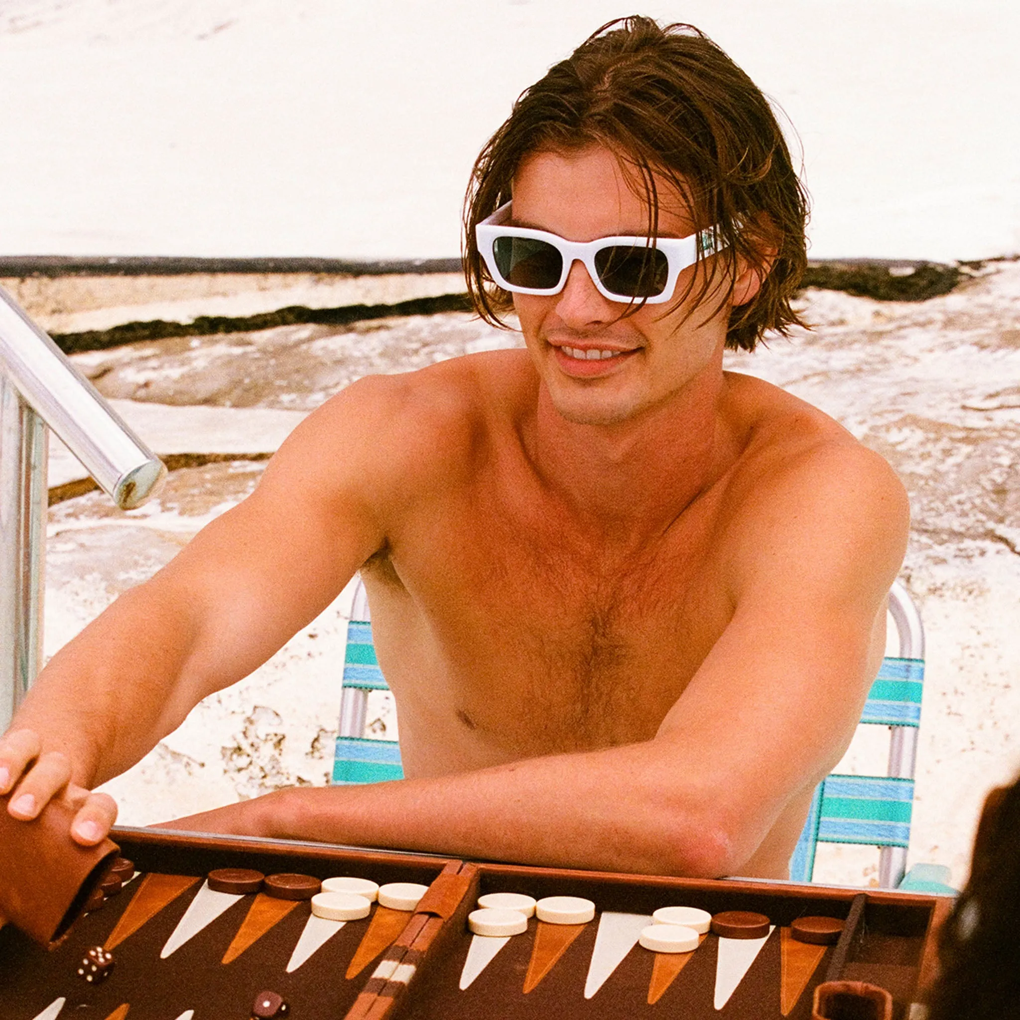 SHMOOD | WHITE SEAFOAM TINT POLARIZED sold by Le Specs product image thumbnail 2