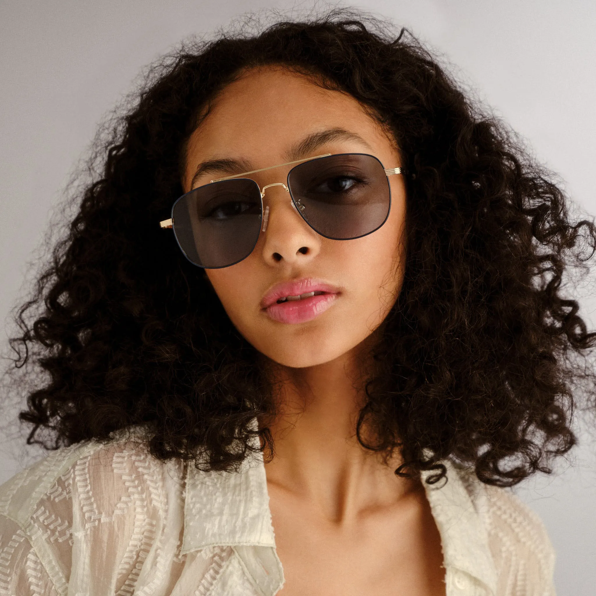 THE CHARMER | GOLD SEAFOAM POLARIZED sold by Le Specs product image thumbnail 5