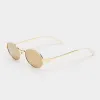 POSEIDON DEUX | GOLD IVORY POLARIZED sold by Le Specs