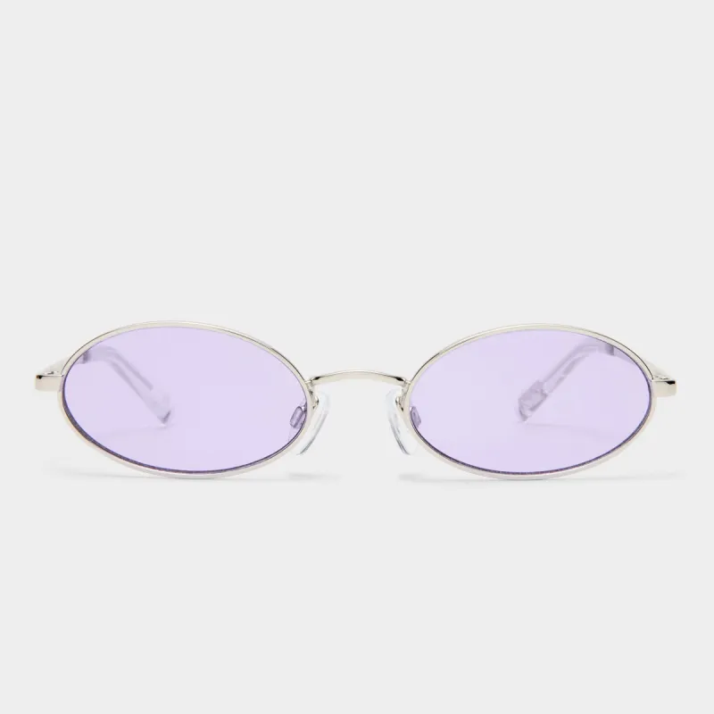 LOVE TRAIN | SILVER LILAC TINT sold by Le Specs