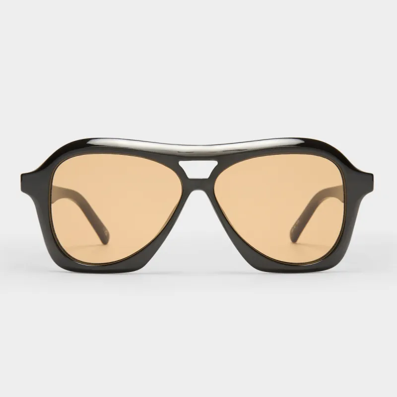 DRIZZLE | BLACK LIGHT BROWN MONO sold by Le Specs