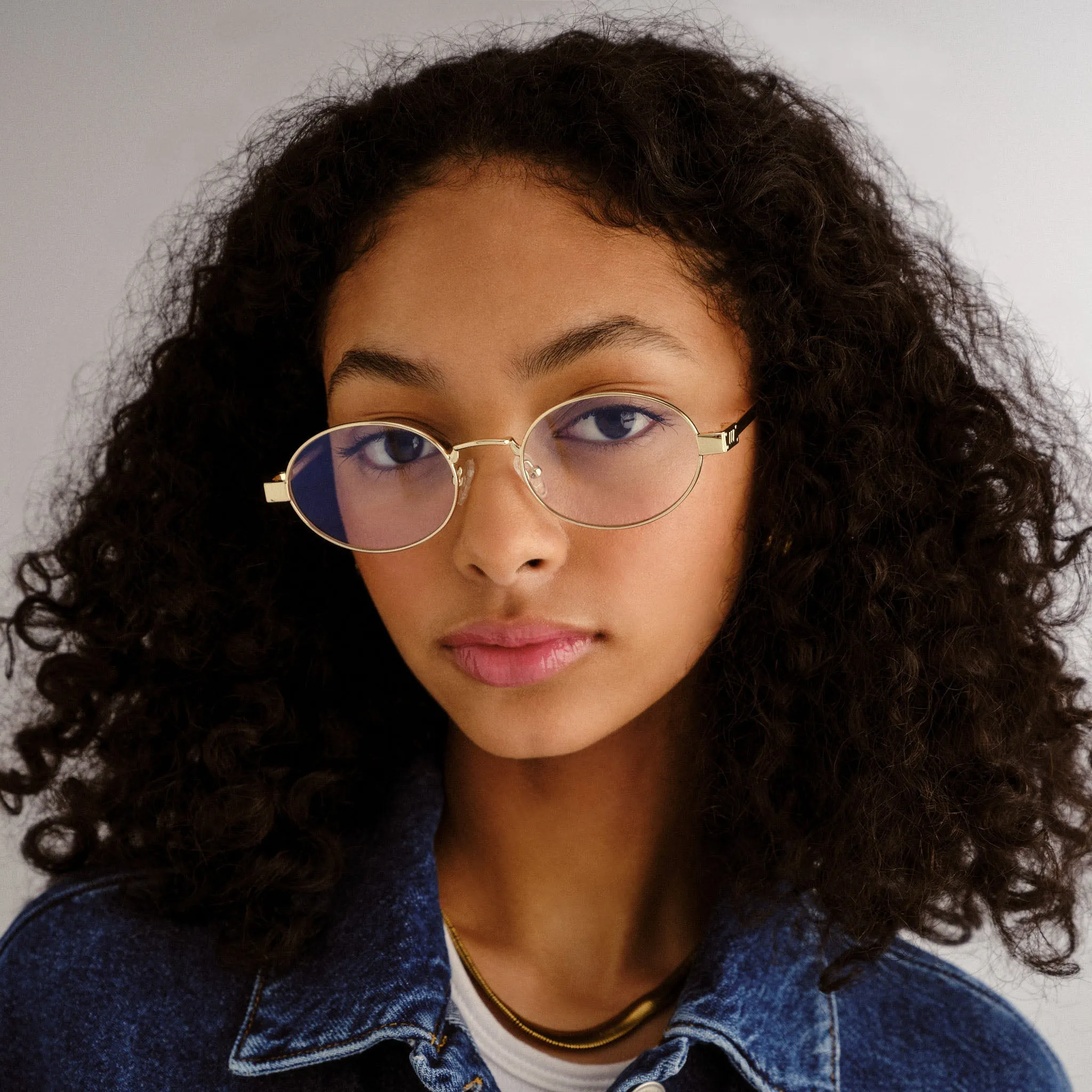 POSEIDON DEUX | GOLD BLUE LIGHT LENS sold by Le Specs product image thumbnail 5