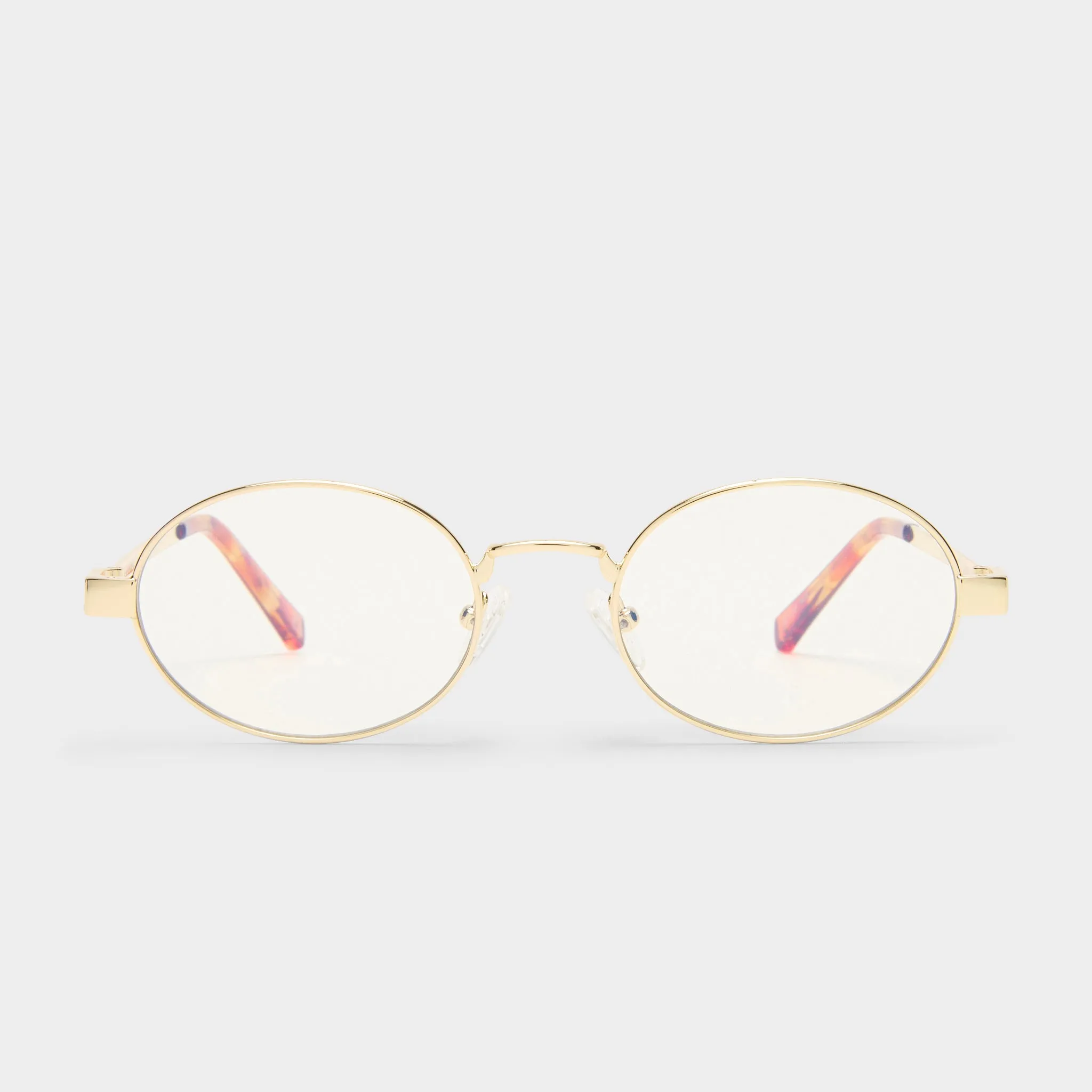 POSEIDON DEUX | GOLD BLUE LIGHT LENS sold by Le Specs