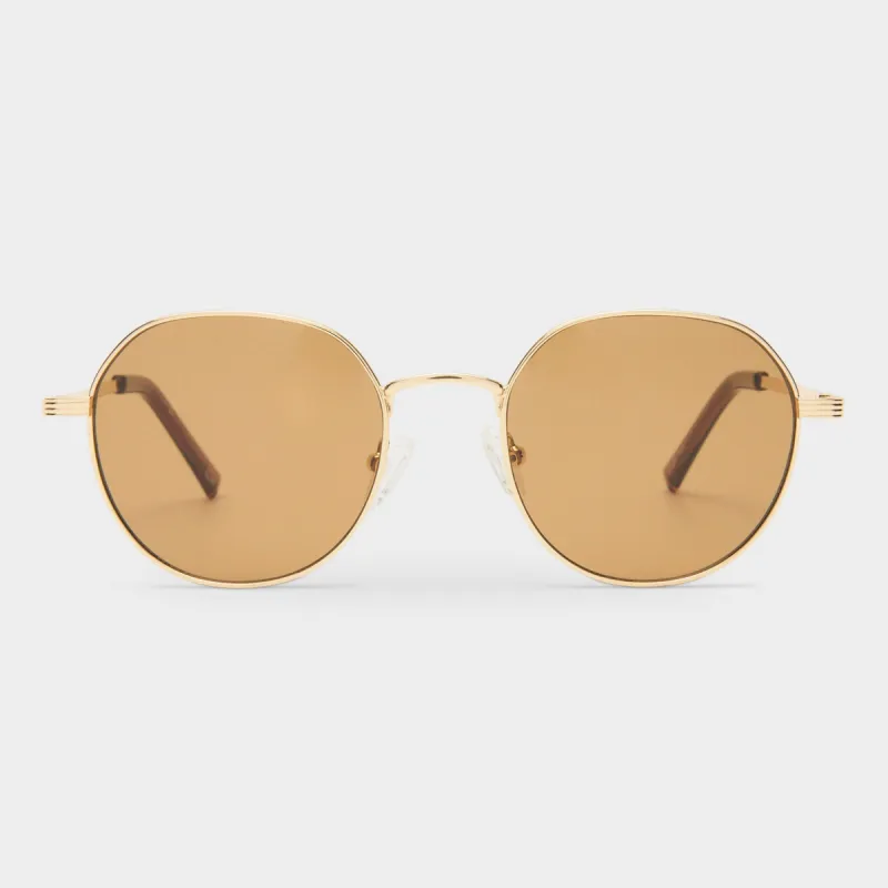 ODYSSEY | GOLD LIGHT BROWN MONO sold by Le Specs