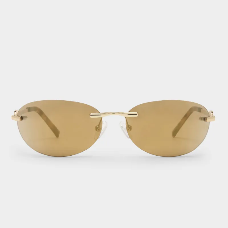 SLINKY | GOLD GOLD MIRROR sold by Le Specs