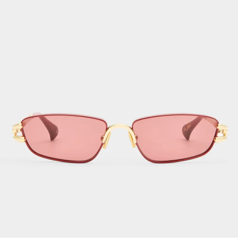 NUMERO CINCO | BRIGHT GOLD BURGUNDY sold by Le Specs