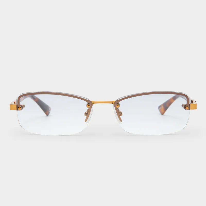 ENIGMATIC | ANTIQUE GOLD DARK TORT sold by Le Specs