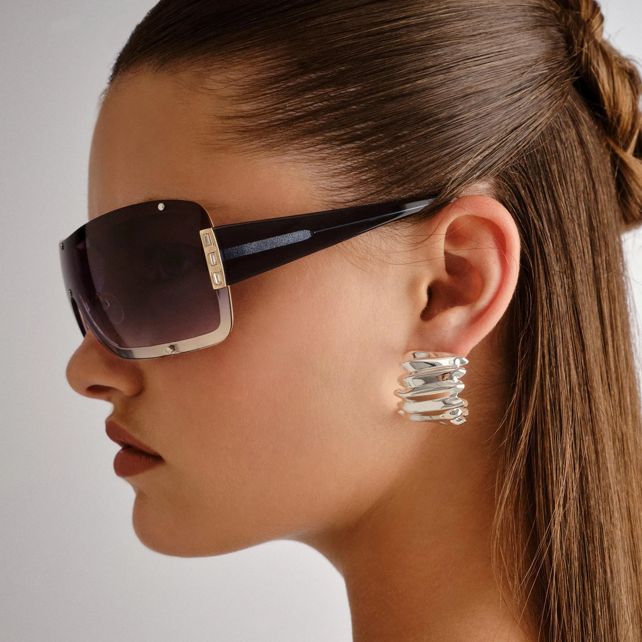 VEILED | BRIGHT GOLD MIDNIGHT BLUE sold by Le Specs product image thumbnail 5