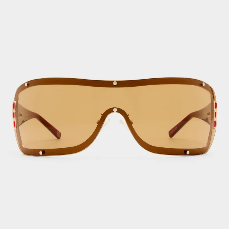 VEILED | BRIGHT GOLD VERMILLION sold by Le Specs