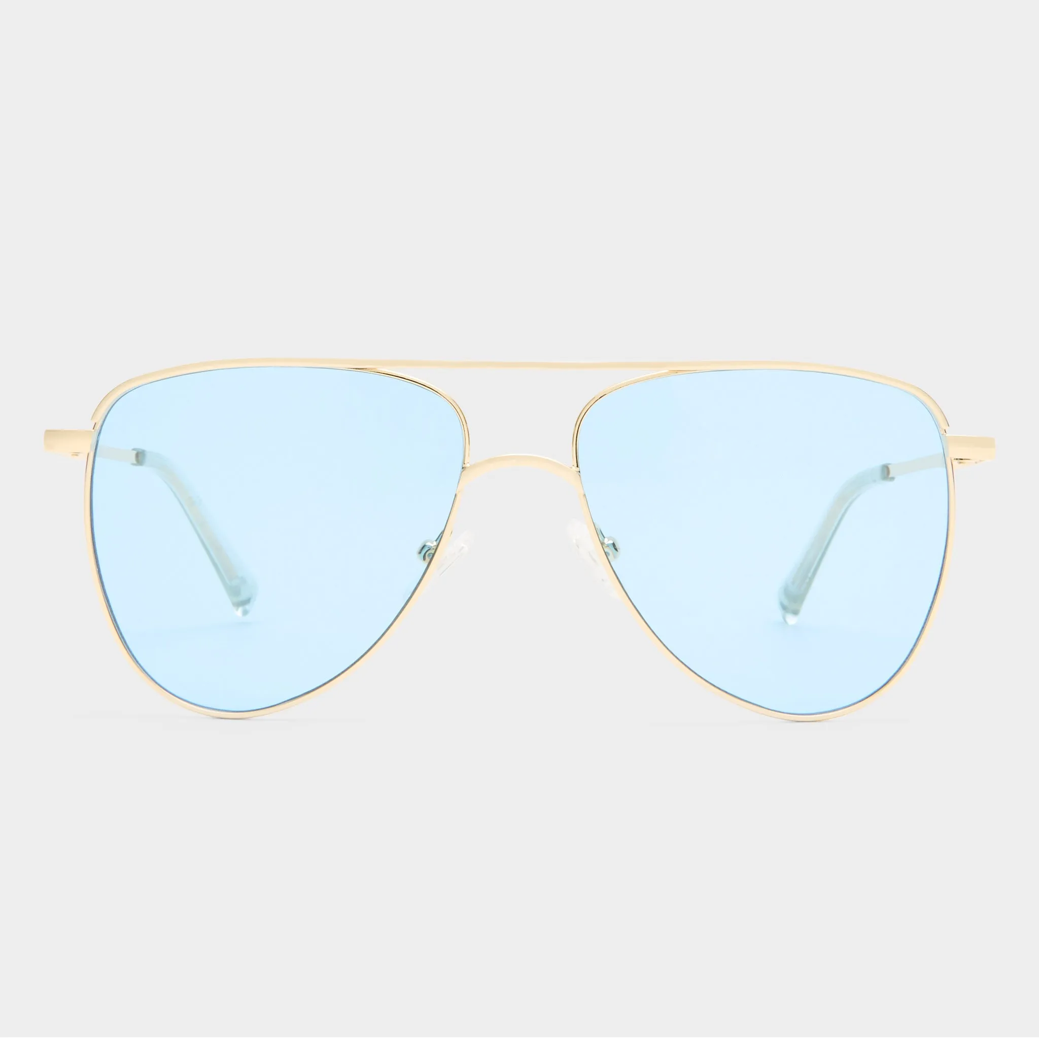 THE DUKE | GOLD SKY BLUE TINT sold by Le Specs