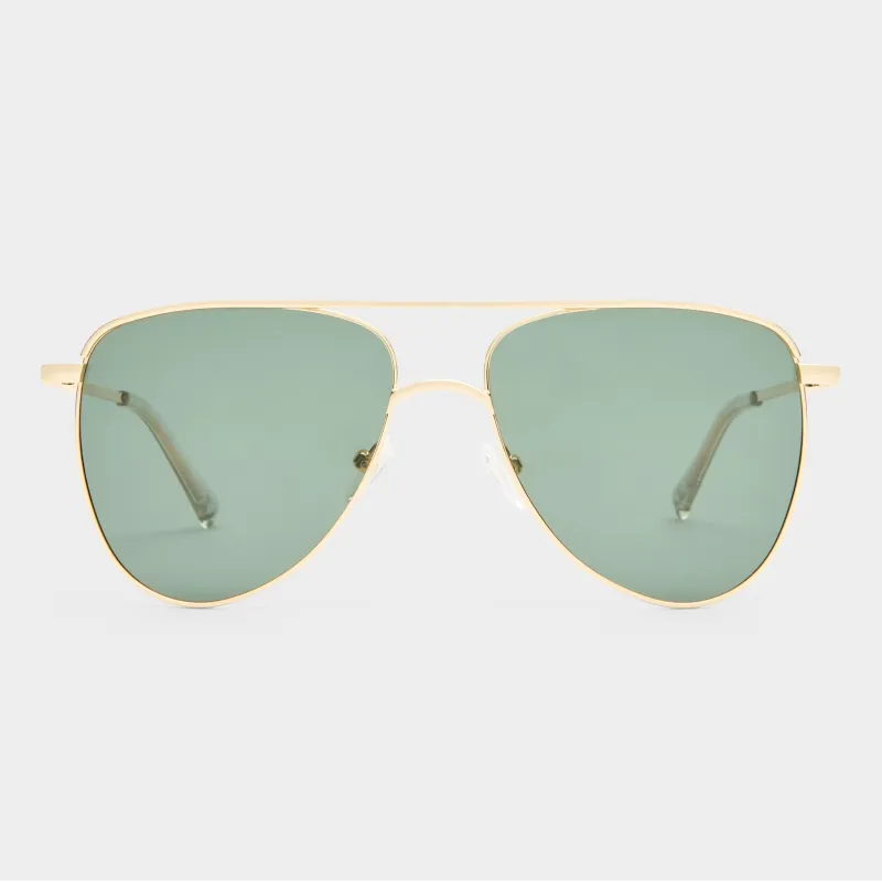 THE DUKE | GOLD KHAKI MONO POLARIZED sold by Le Specs