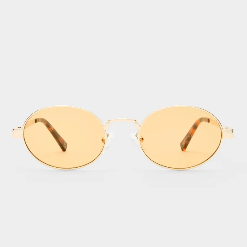 POSEIDON DEUX | GOLD AMBER TINT sold by Le Specs