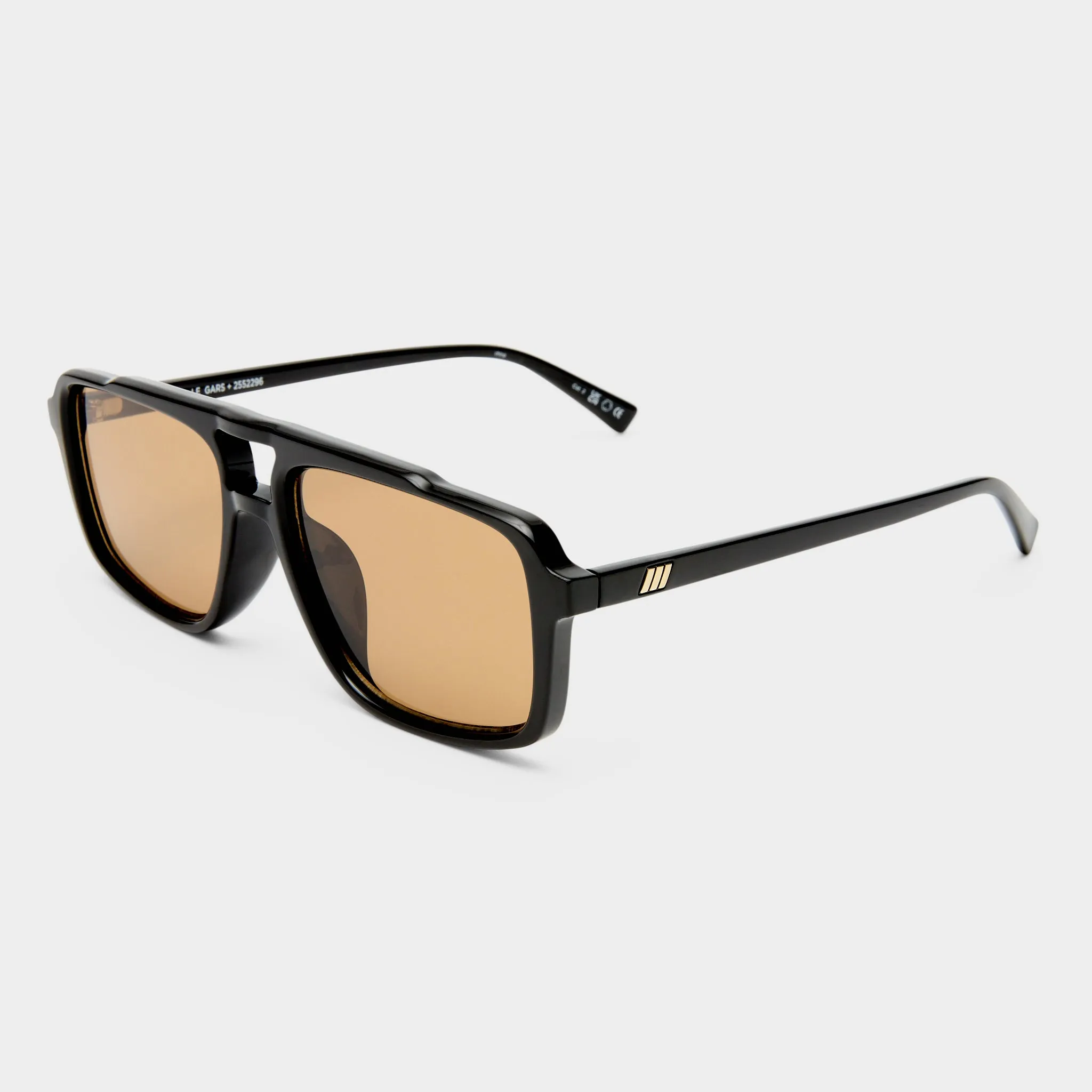 LE GARS + | BLACK LIGHT BROWN MONO sold by Le Specs product image thumbnail 3