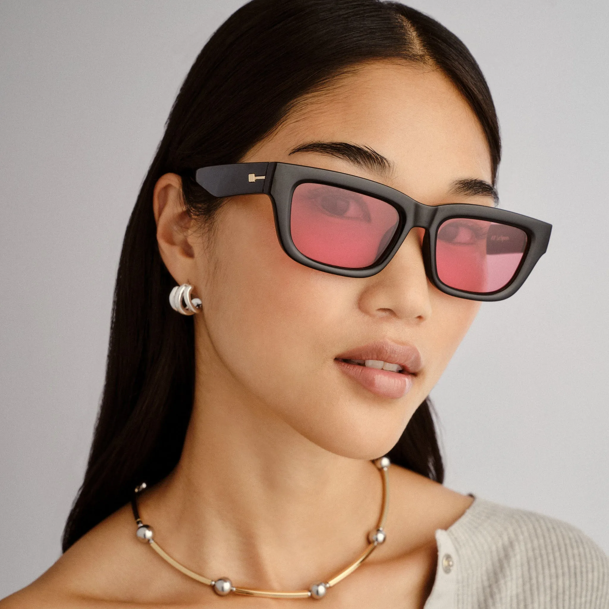 LE CASTLE | BLACK CRIMSON TINT sold by Le Specs product image thumbnail 5