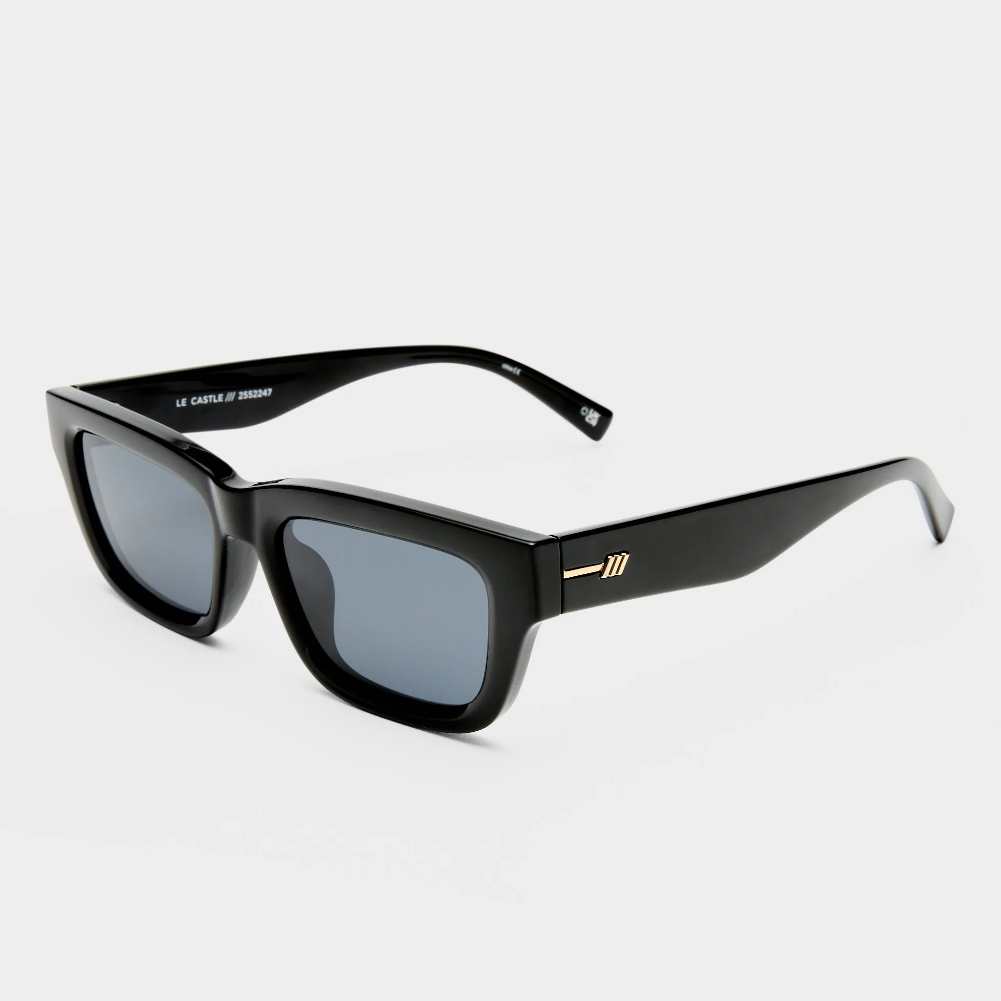 LE CASTLE | BLACK SMOKE MONO POLARIZED sold by Le Specs product image thumbnail 3