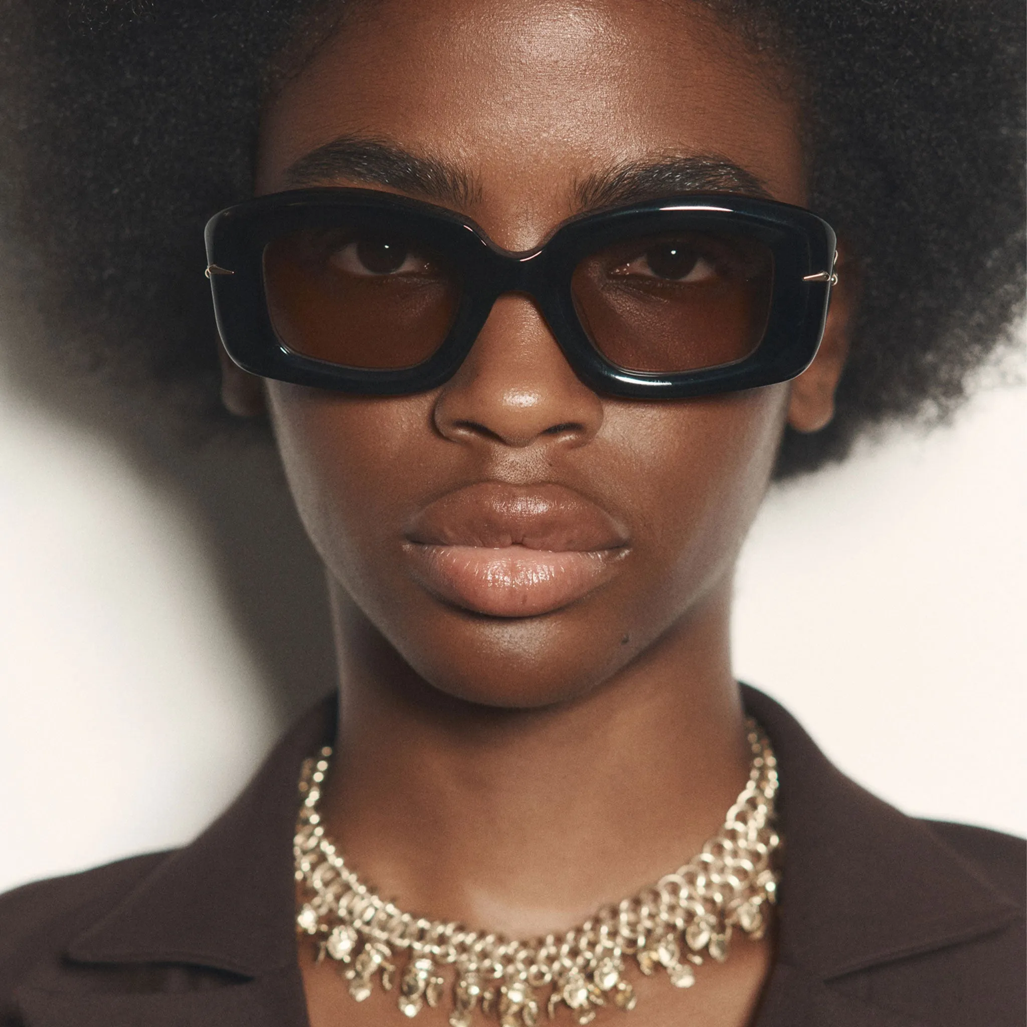 CELESTINA | OBSIDIAN BLACK TAN TINT sold by Le Specs product image thumbnail 2