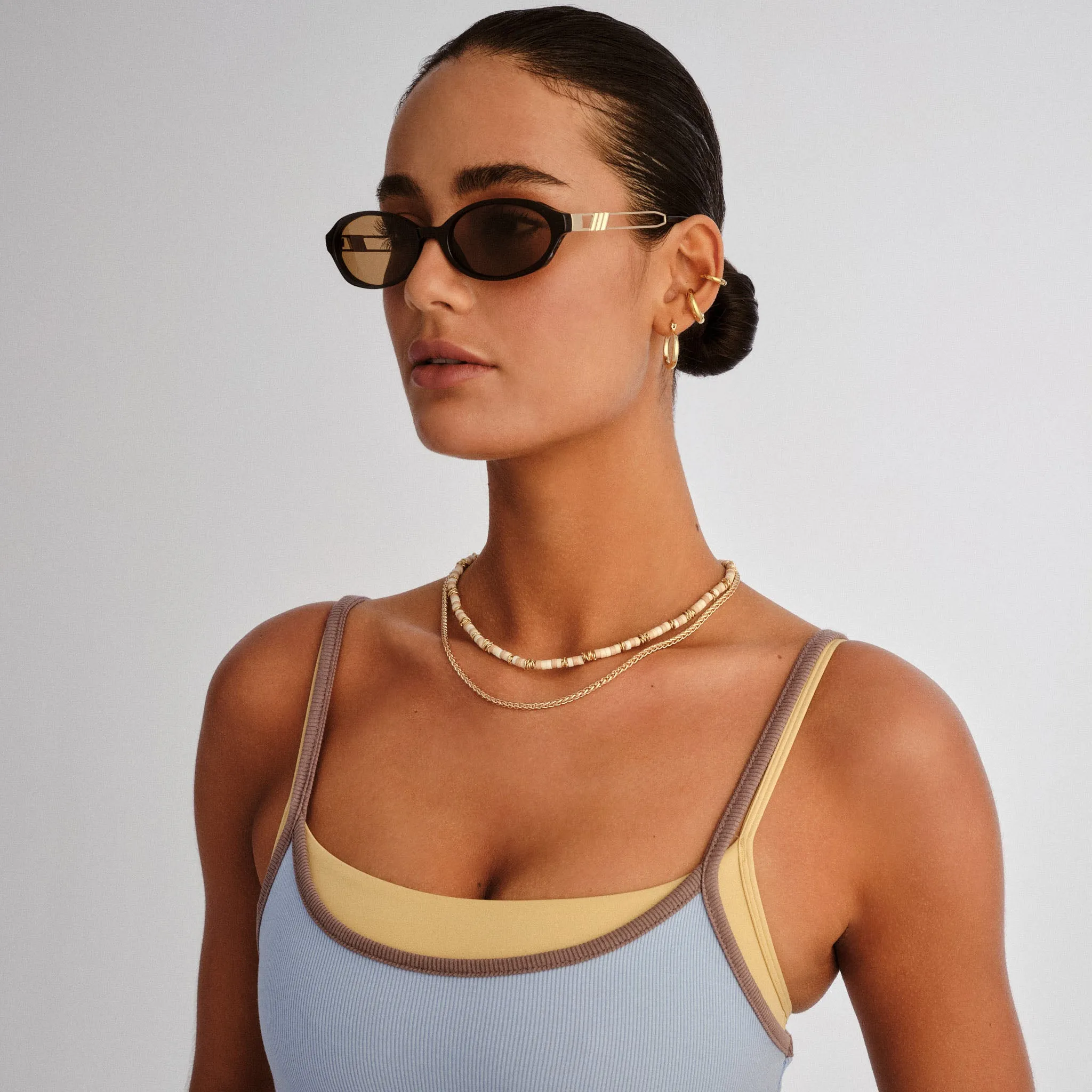 LUNITA | BLACK LIGHT BROWN MONO sold by Le Specs product image thumbnail 5