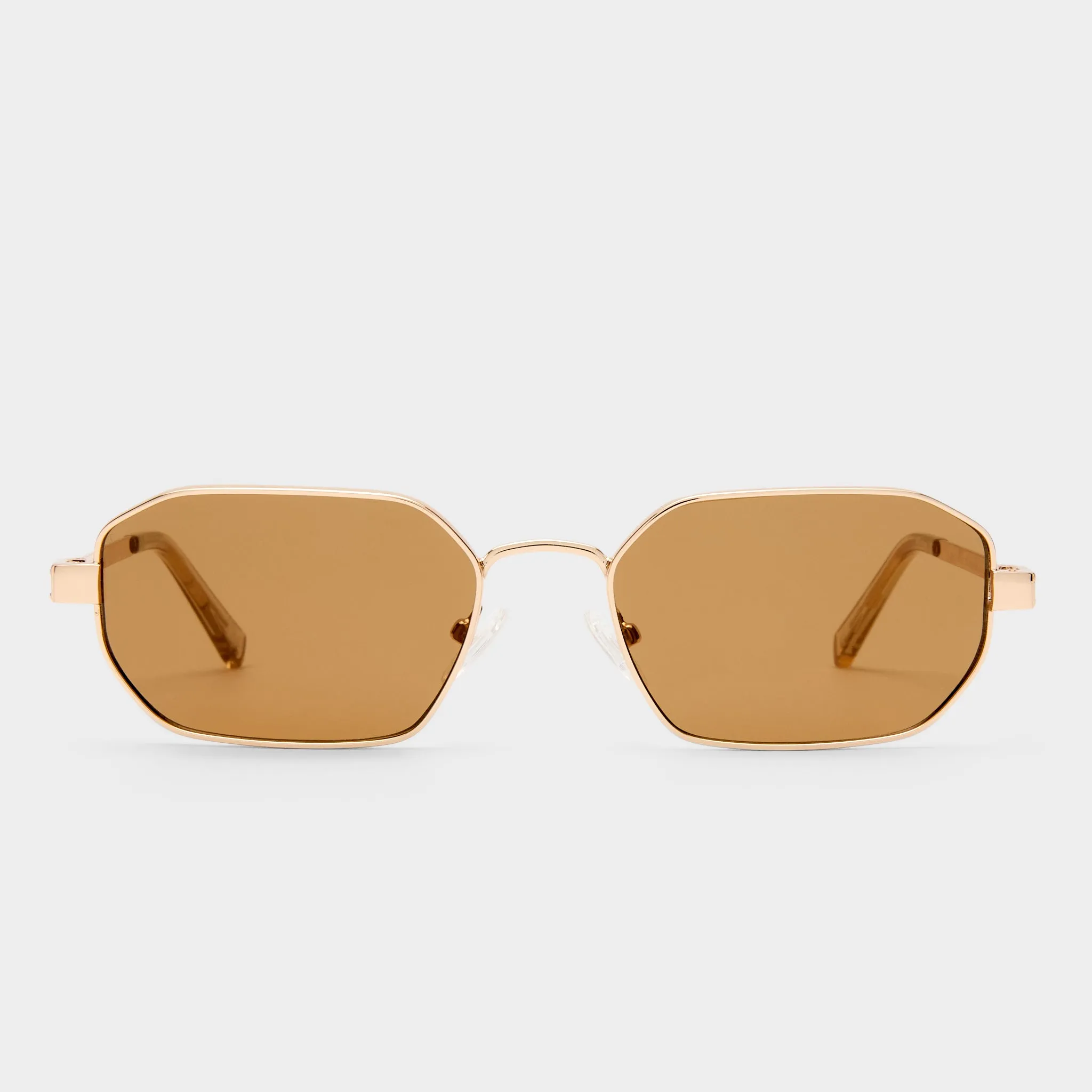 MYTHIC | GOLD LIGHT BROWN MONO sold by Le Specs