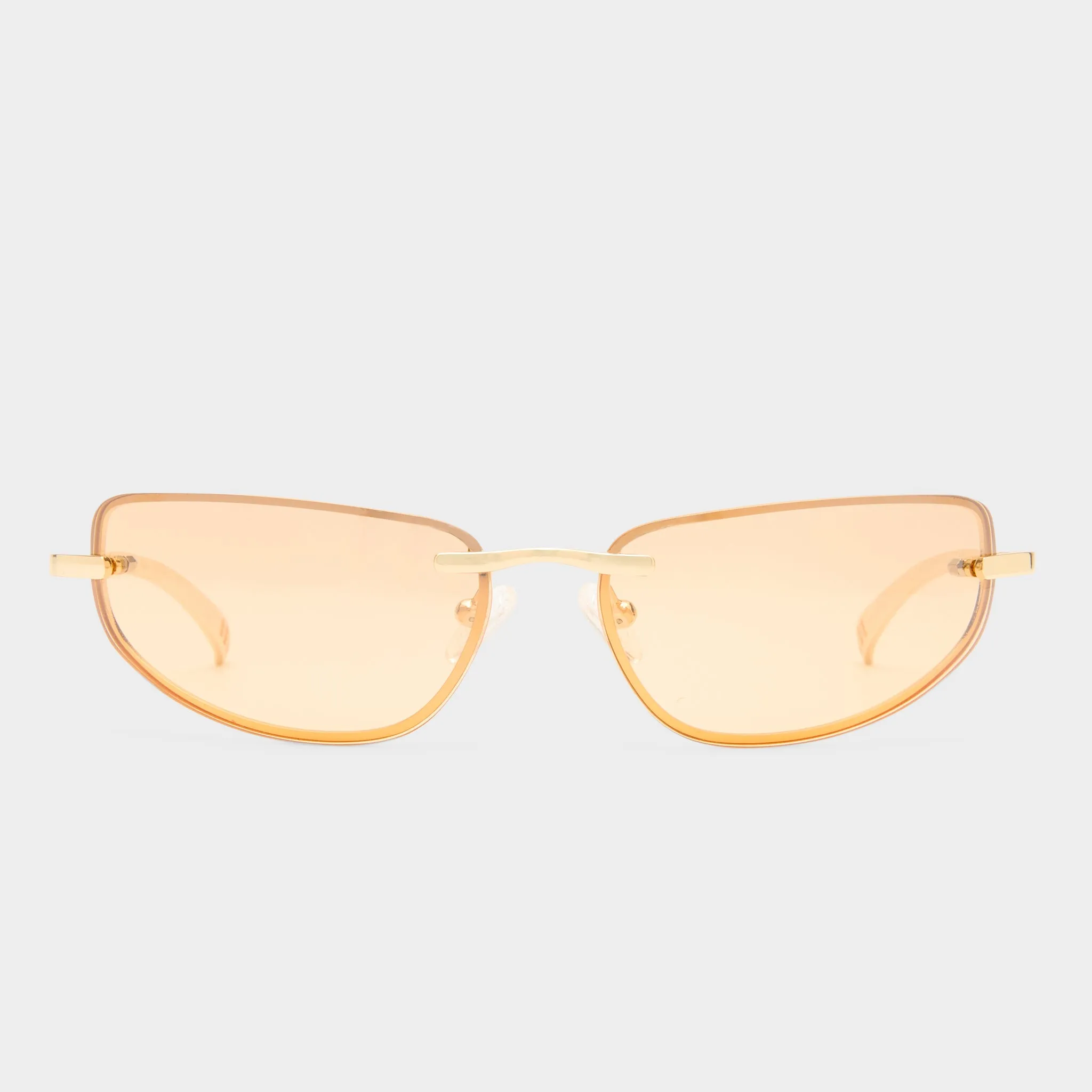 BUBBLES | GOLD AMBER TINT SILVER FLASH sold by Le Specs