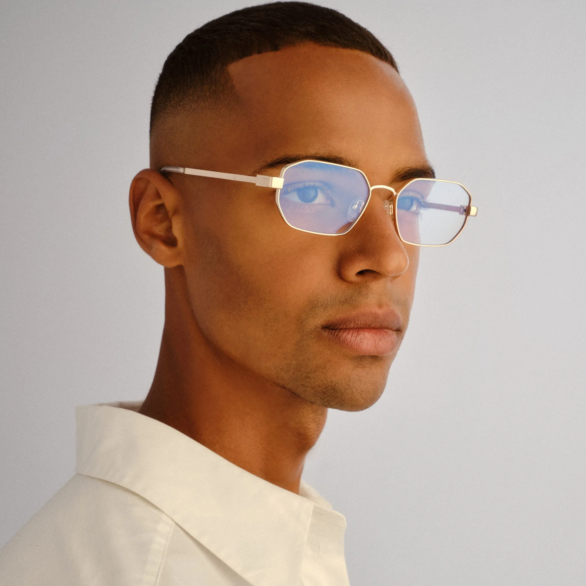 MYTHIC | GOLD BLUE LIGHT LENS sold by Le Specs product image thumbnail 2