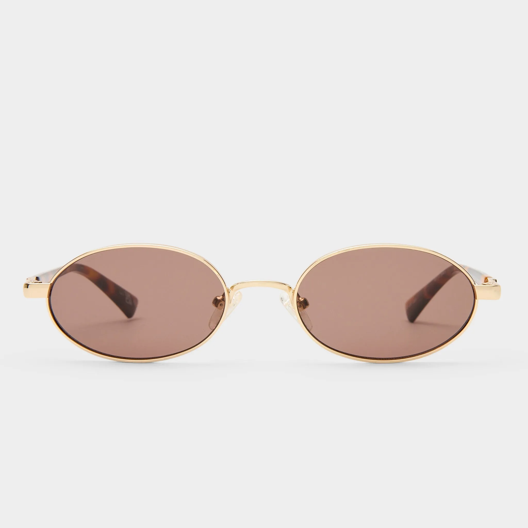 ICICLE | BRIGHT GOLD SMOKEY BROWN MONO sold by Le Specs