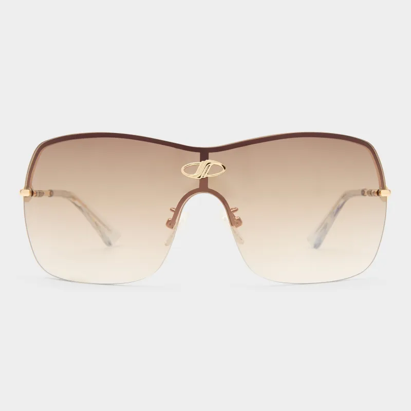 PARALLEL UNIVERSE | GOLD TAN GRAD W GOLD FLASH made by Le Specs