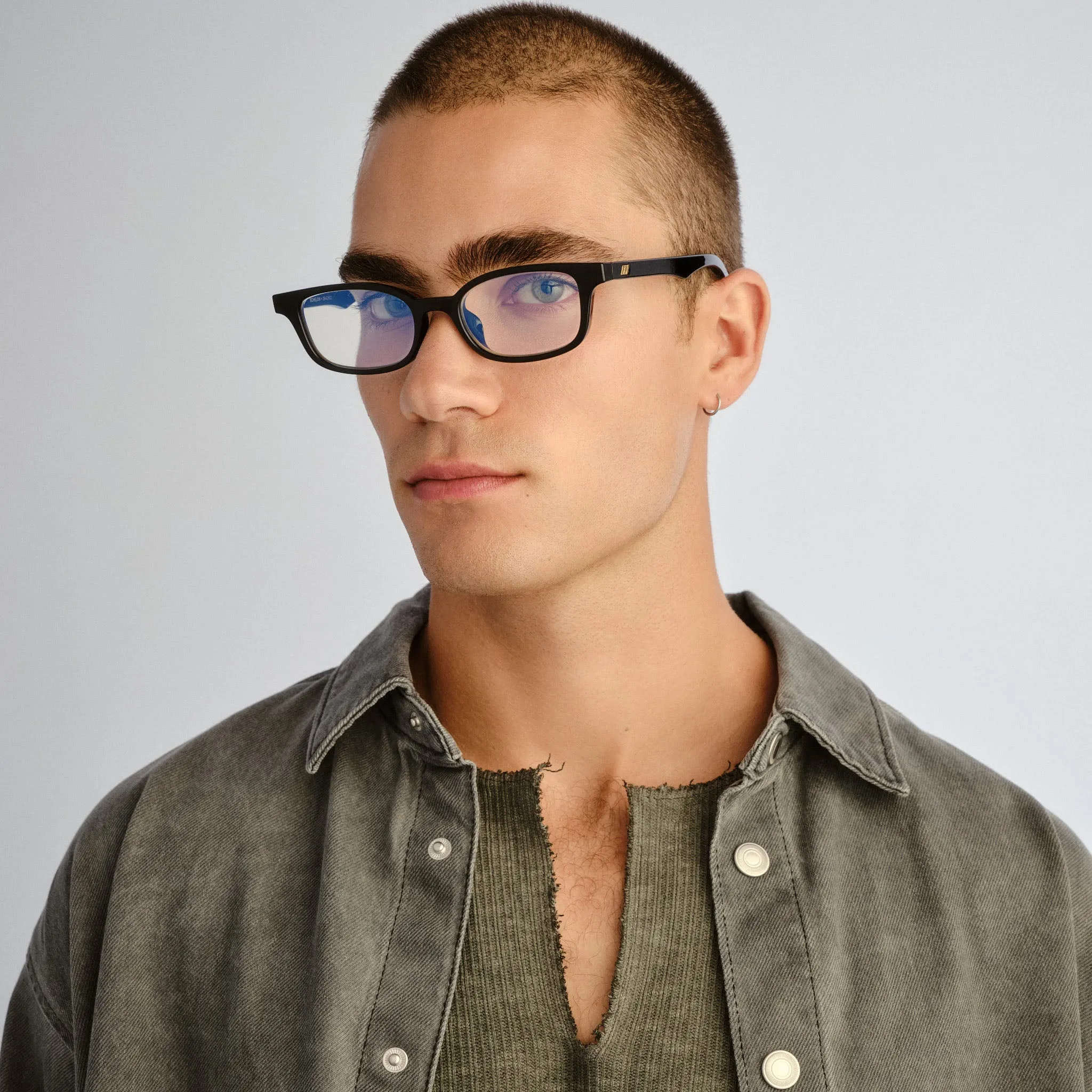 ECHELON + | BLACK BLUE LIGHT LENS sold by Le Specs product image thumbnail 5