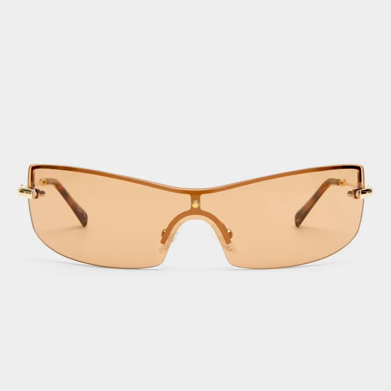 VELVETINE | GOLD CHOCOLATE MONO made by Le Specs