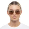 NEPTUNE DEUX | GOLD LIGHT BROWN MONO sold by Le Specs