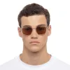 NEPTUNE DEUX | GOLD LIGHT BROWN MONO sold by Le Specs