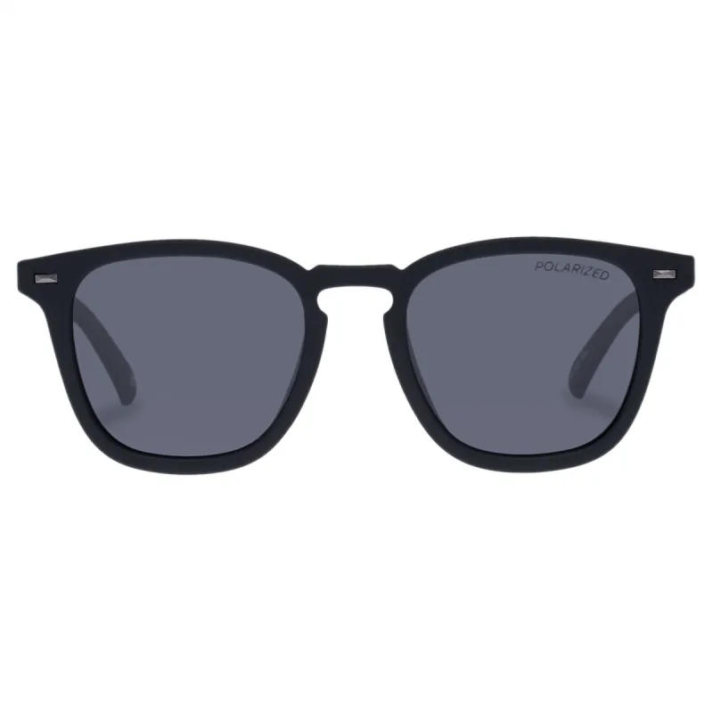 NO BIGGIE | BLACK RUBBER POLARIZED sold by Le Specs