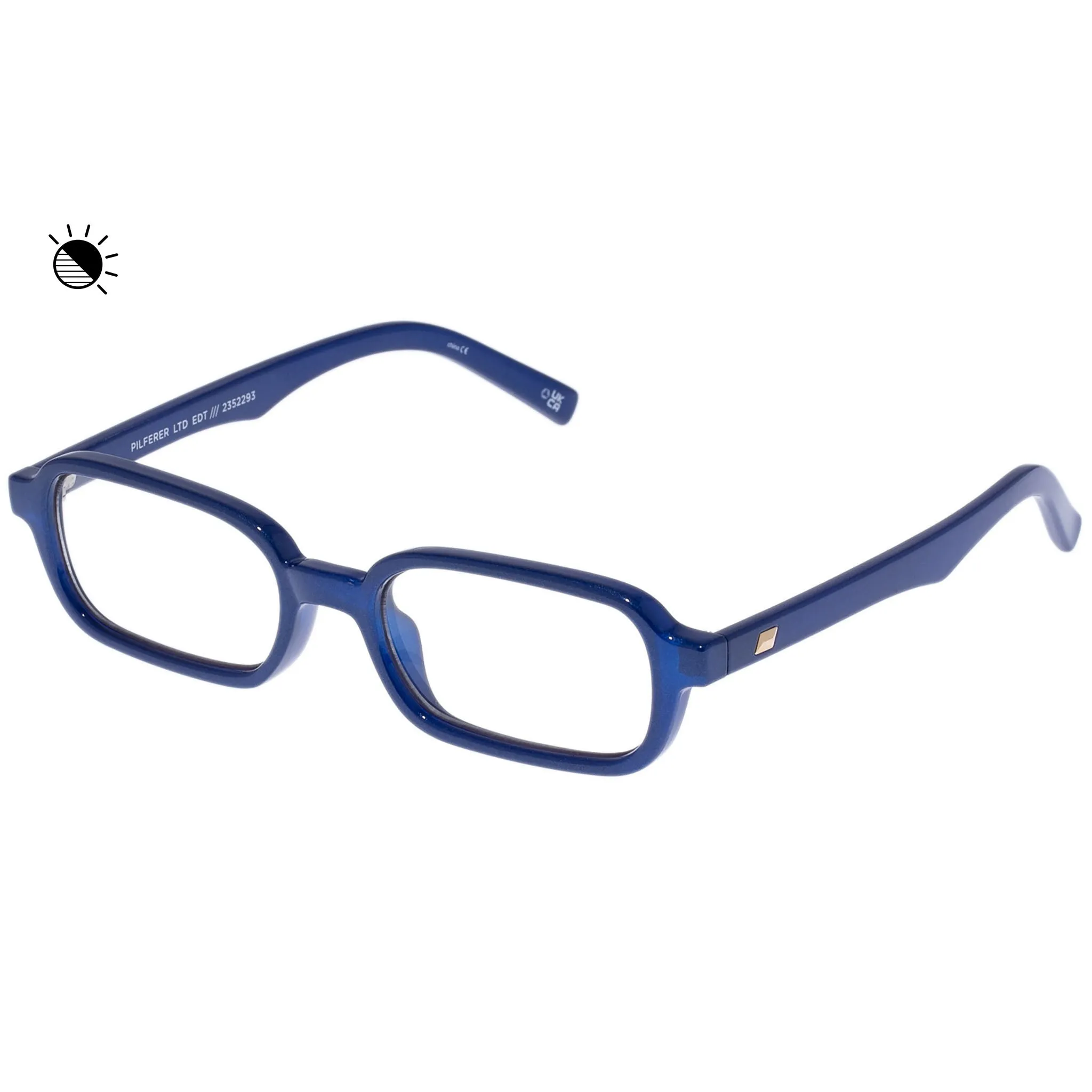 PILFERER TRANSITION LENSES | METALLIC NAVY sold by Le Specs product image thumbnail 4