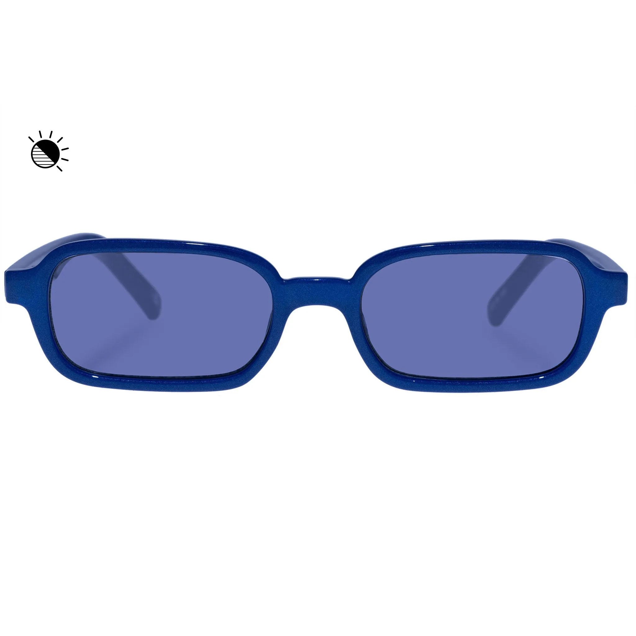 PILFERER TRANSITION LENSES | METALLIC NAVY sold by Le Specs product image thumbnail 3