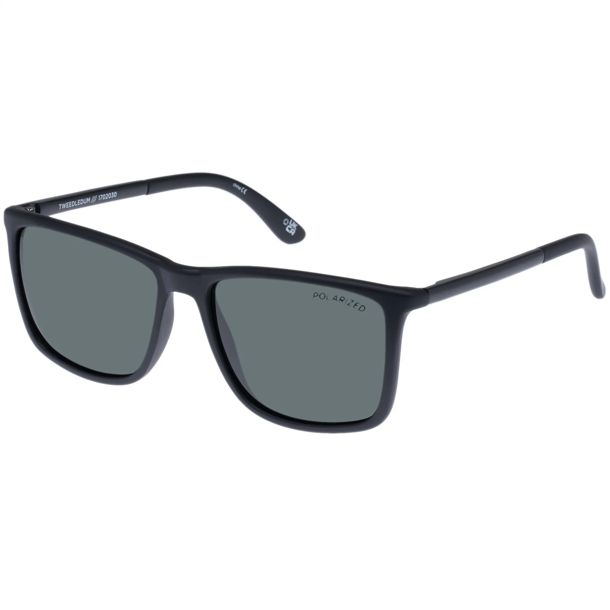 TWEEDLEDUM | MATTE BLACK POLARIZED sold by Le Specs product image thumbnail 3