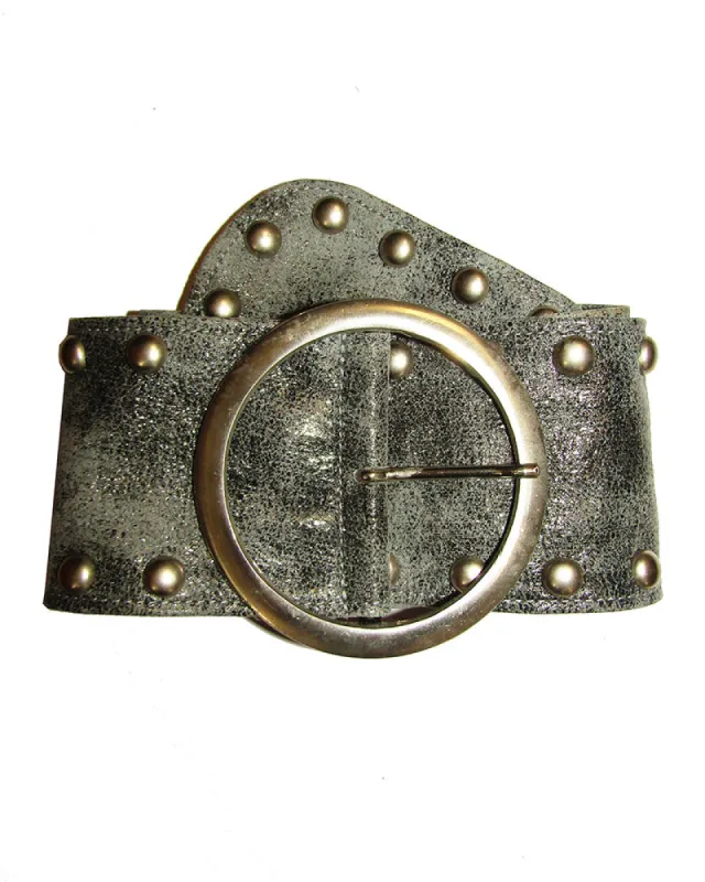 Wide Studded Contour Hip Belt sold by Leatherock