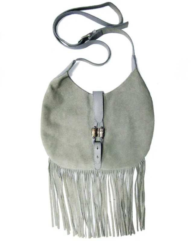 *Fringed Gray Bag sold by Leatherock