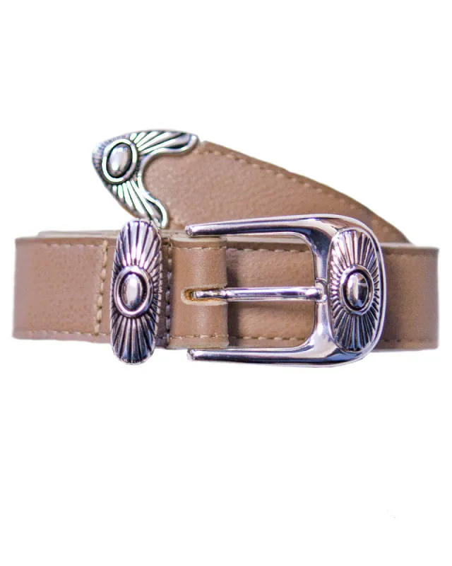 Afternoon Skinny Belt made by Leatherock