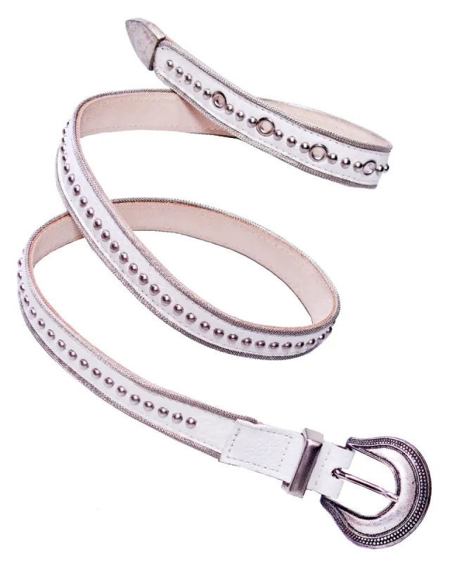 Studded Mesh Belt made by Leatherock