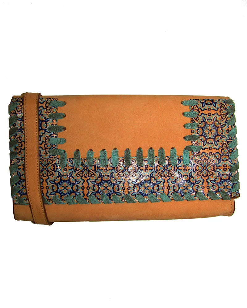 Petra Clutch sold by Leatherock