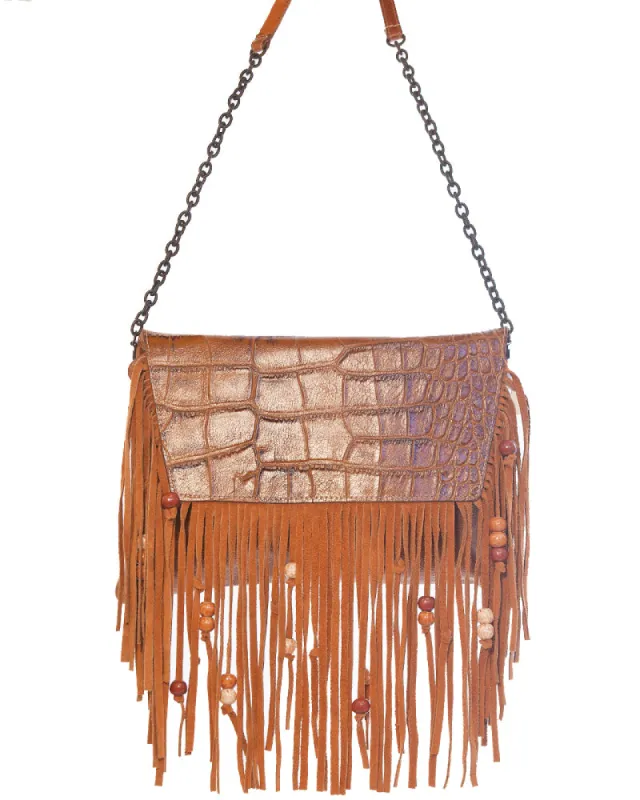 Indio Fringe Bag sold by Leatherock