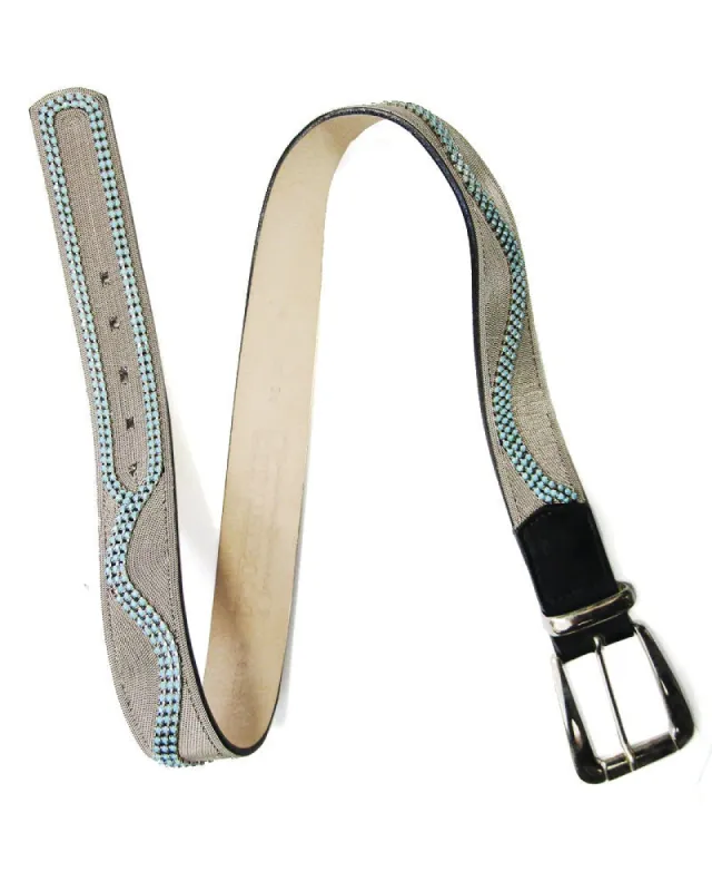 Chain Wave Jean Belt sold by Leatherock