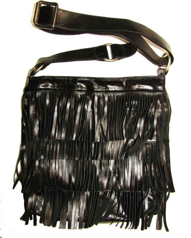 *Large Fringe Shoulder Bag sold by Leatherock