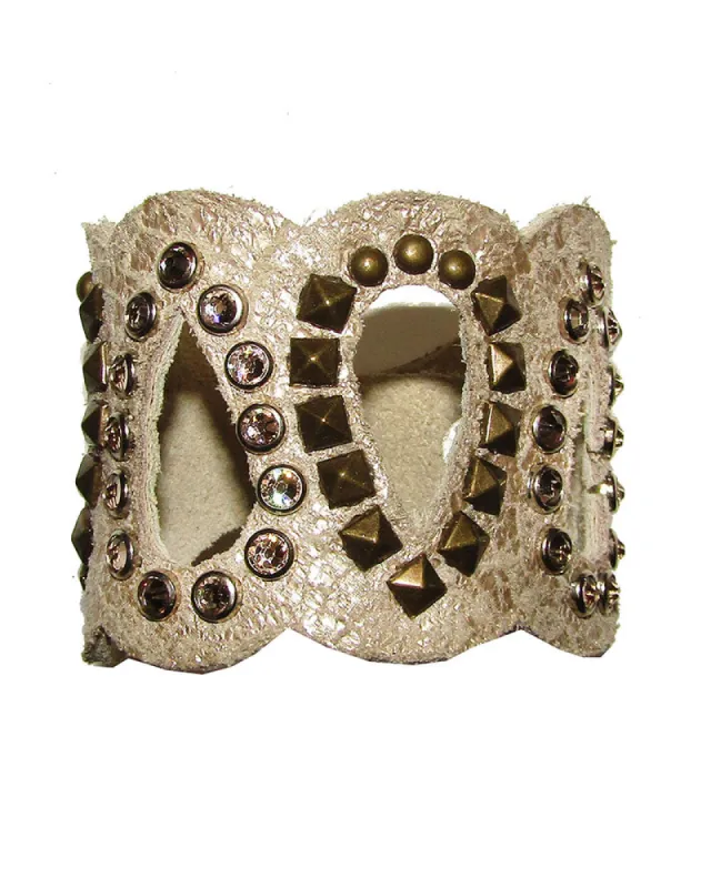 Monaco Cuff made by Leatherock