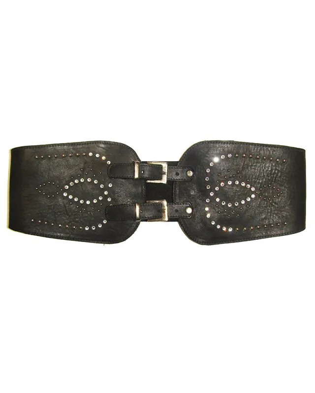 Wide Western design waist belt sold by Leatherock